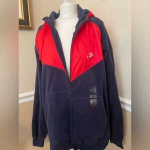 NEW Nike Hooded Fleece Zipper Jacket size XXL